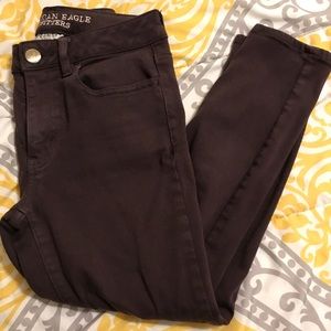 American Eagle hi-rise jegging crop